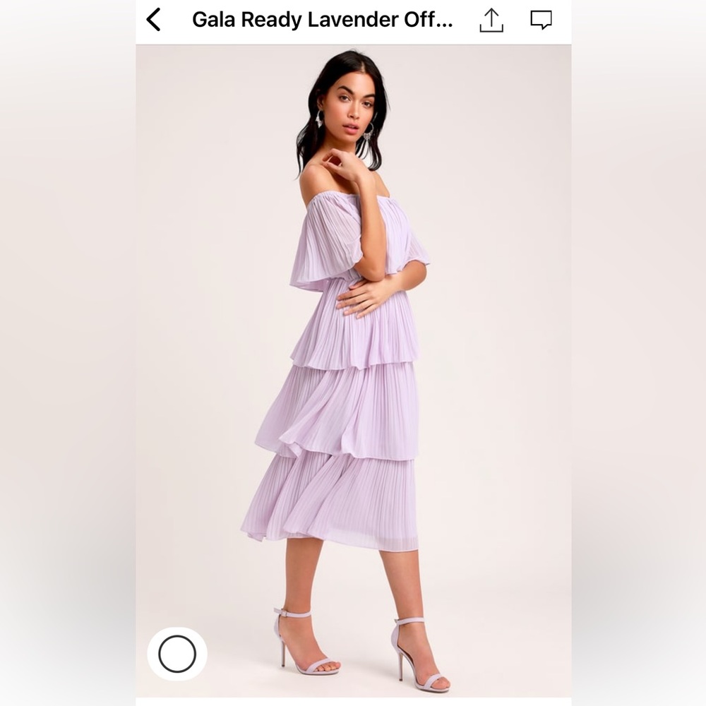 Lulus Gala Ready midi dress